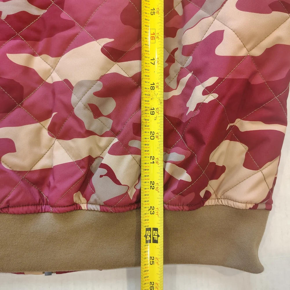 Levi's Red and‎ Tan Camo Bomber Jacket